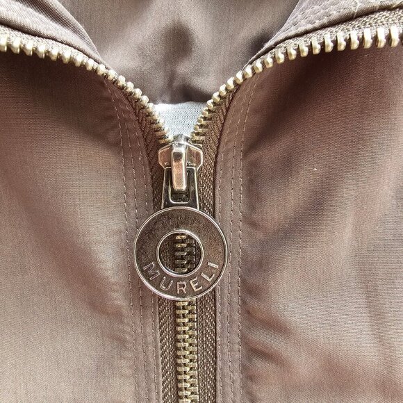 Vintage Mureli Unisex Medium Brown & Purple Studded Jacket - Picture 4 of 12